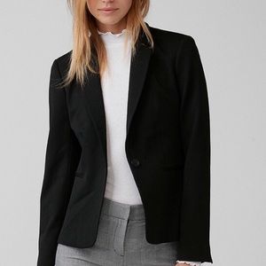 Express Notch Collar One Button Blazer